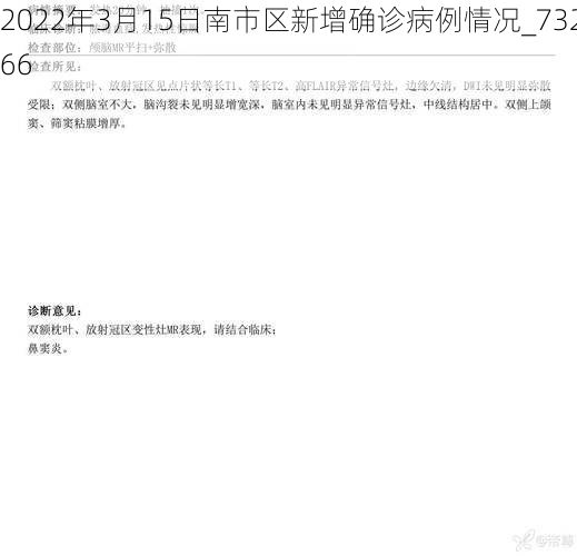 2022年3月15日南市区新增确诊病例情况_73266