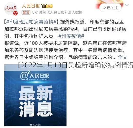 【2022年1月10日吴起新增确诊病例情况】