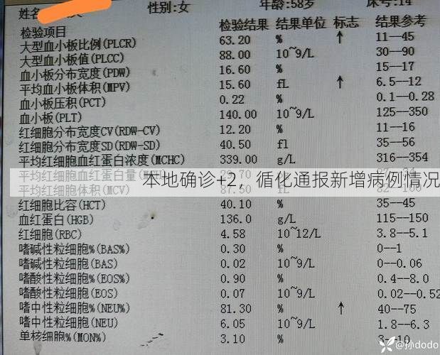 本地确诊+2,循化通报新增病例情况