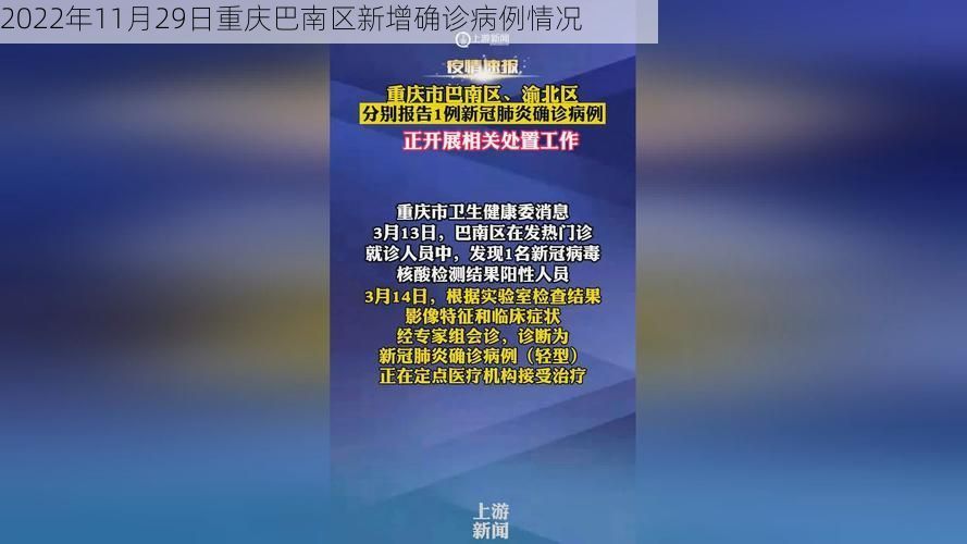 2022年11月29日重庆巴南区新增确诊病例情况