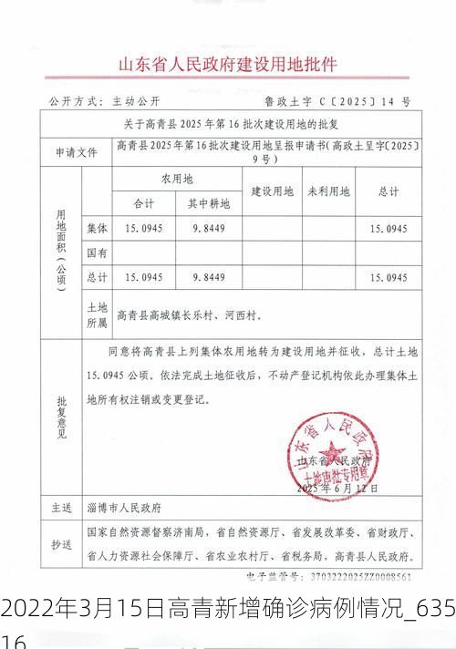 2022年3月15日高青新增确诊病例情况_63516