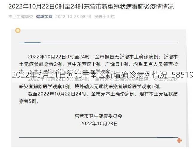 2022年3月21日河北丰南区新增确诊病例情况_58519
