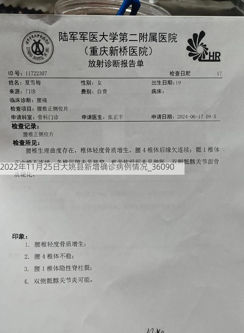 2022年11月25日大姚县新增确诊病例情况_36090