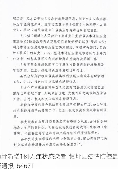 镇坪新增1例无症状感染者 镇坪县疫情防控最新通报_64671
