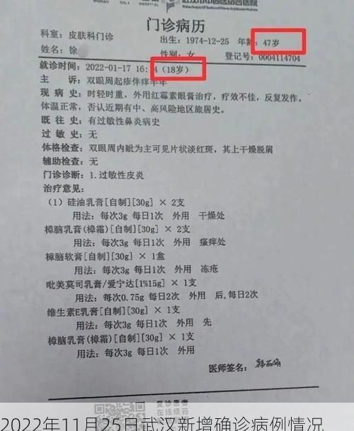 2022年11月25日武汉新增确诊病例情况