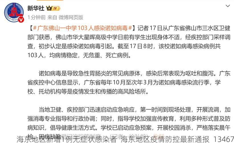 海东地区新增1例无症状感染者  海东地区疫情防控最新通报_13467