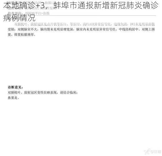 本地确诊+3,蚌埠市通报新增新冠肺炎确诊病例情况