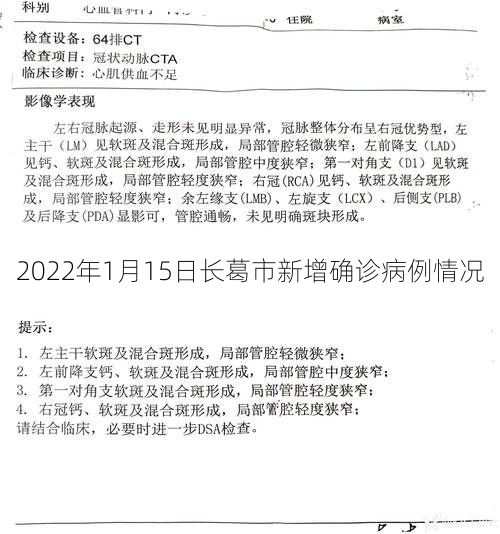 2022年1月15日长葛市新增确诊病例情况