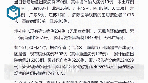 31省新增本土8例(31省新增确诊28例),兴隆疫情引关注
