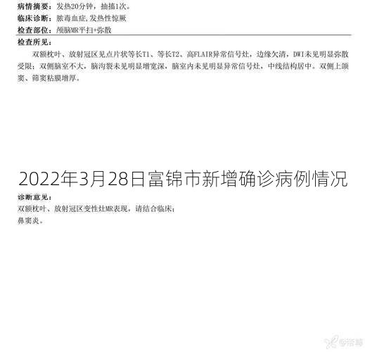 2022年3月28日富锦市新增确诊病例情况