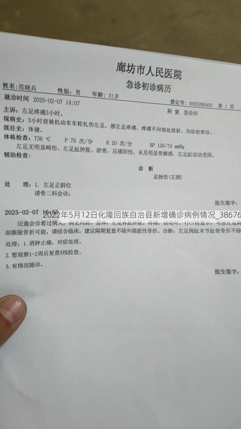 2022年5月12日化隆回族自治县新增确诊病例情况_38676