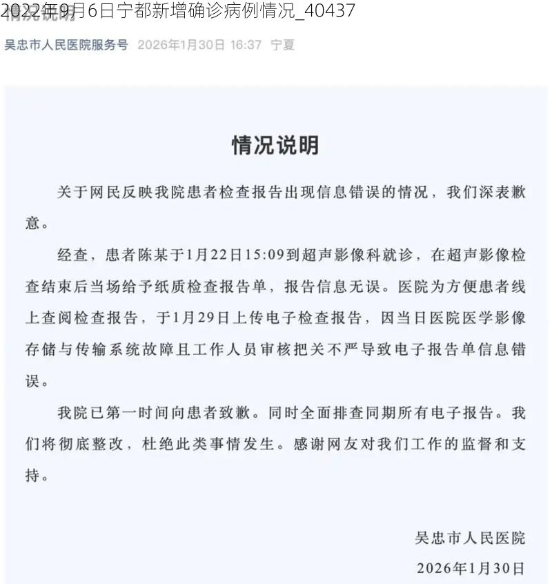 2022年9月6日宁都新增确诊病例情况_40437