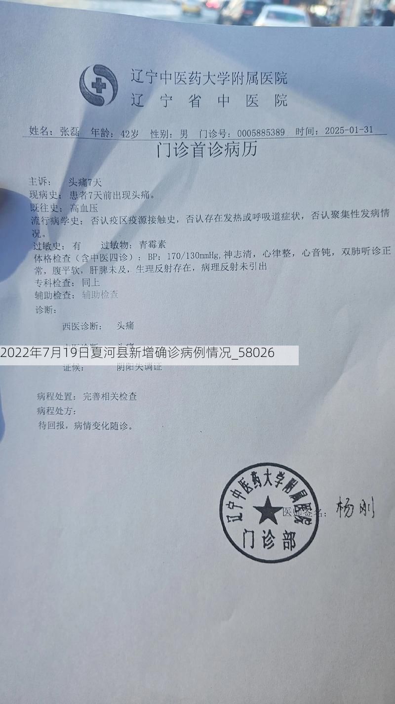 2022年7月19日夏河县新增确诊病例情况_58026
