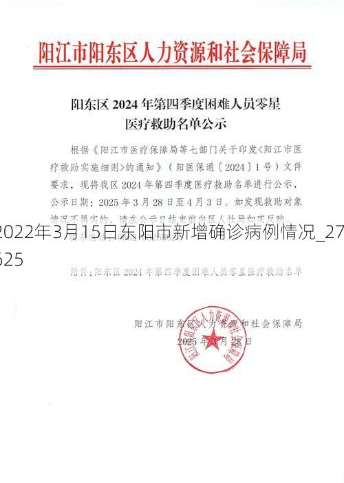 2022年3月15日东阳市新增确诊病例情况_27625