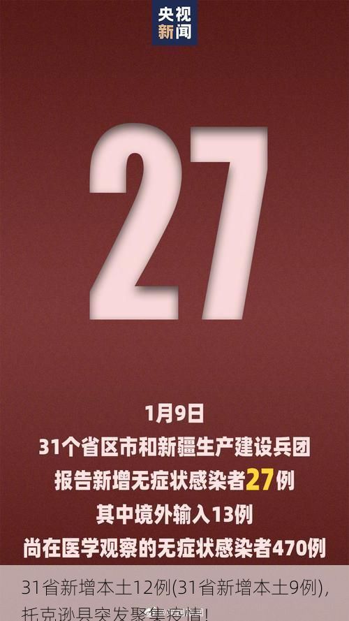 31省新增本土12例(31省新增本土9例),托克逊县突发聚集疫情!