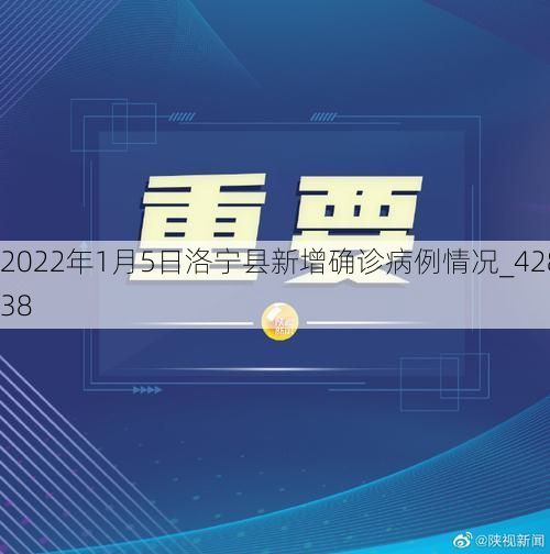 2022年1月5日洛宁县新增确诊病例情况_42838